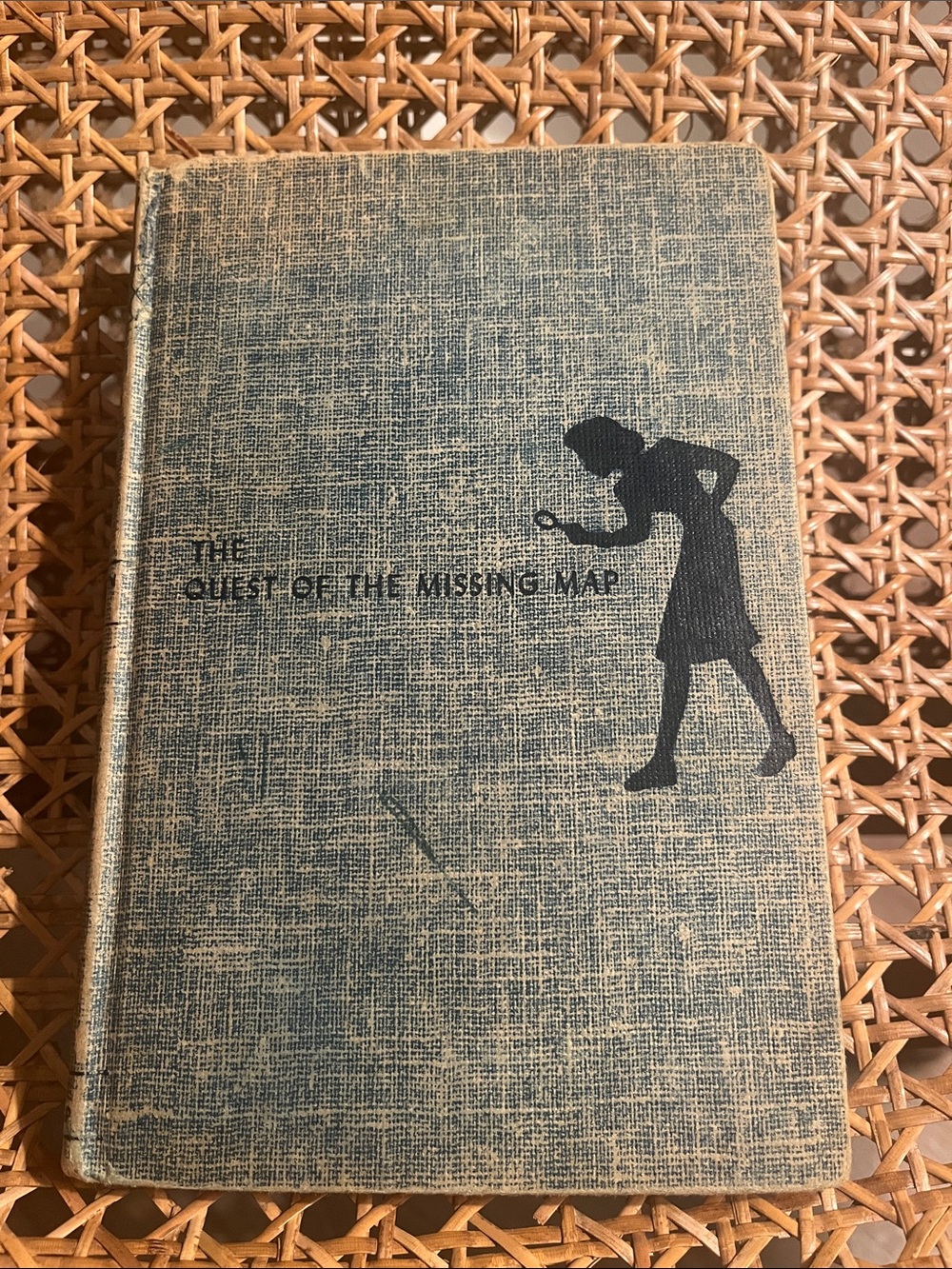 Vintage The Quest of the Missing Map Book - Blue Cloth Cover